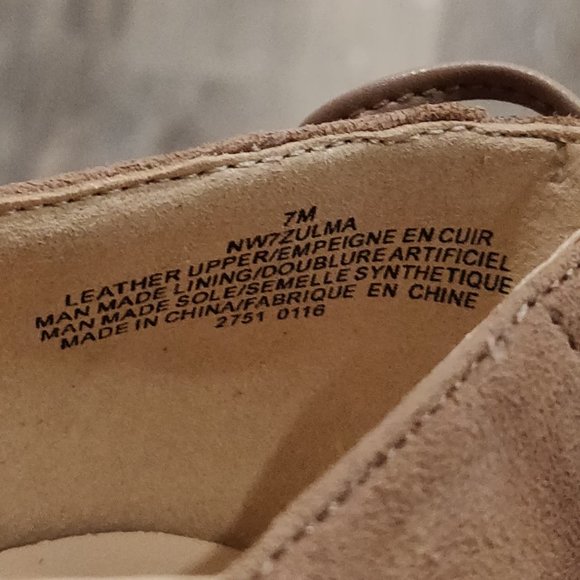 Nine West Beige Suede Heels - Picture 4 of 4